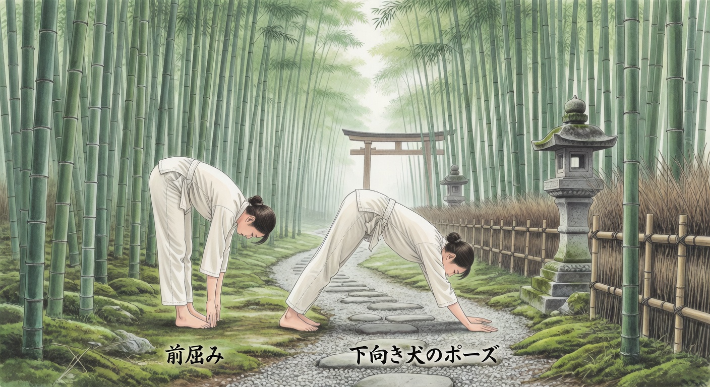 柔軟性ルーティン竹